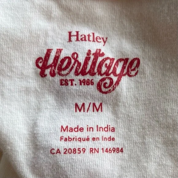 •Hatley• Little Blue House Women's Red Bear Pajama Top - Size Medium - Picture 2 of 9